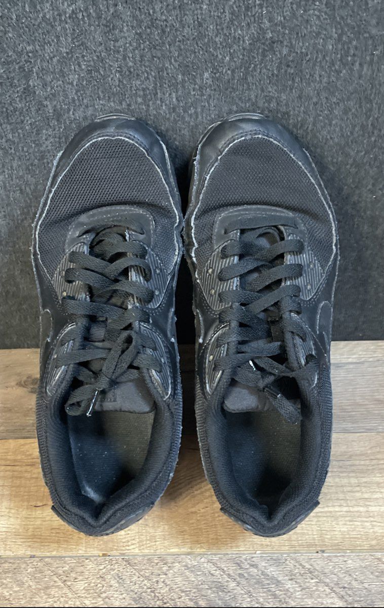 Nike Air Max 90 Triple Black Men's Sneakers Size 10.5