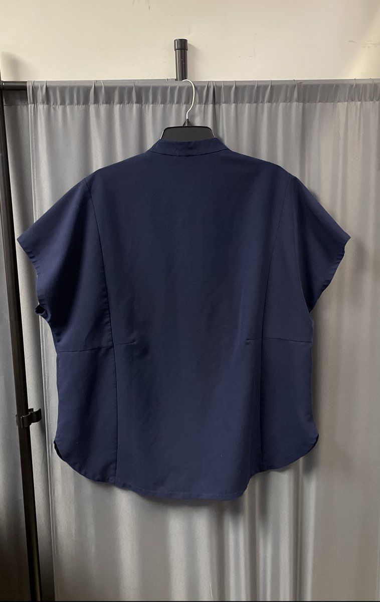 Figs Women's Navy Blue Technical Scrub Set XXL Top XXL Petite Jogger Bottoms