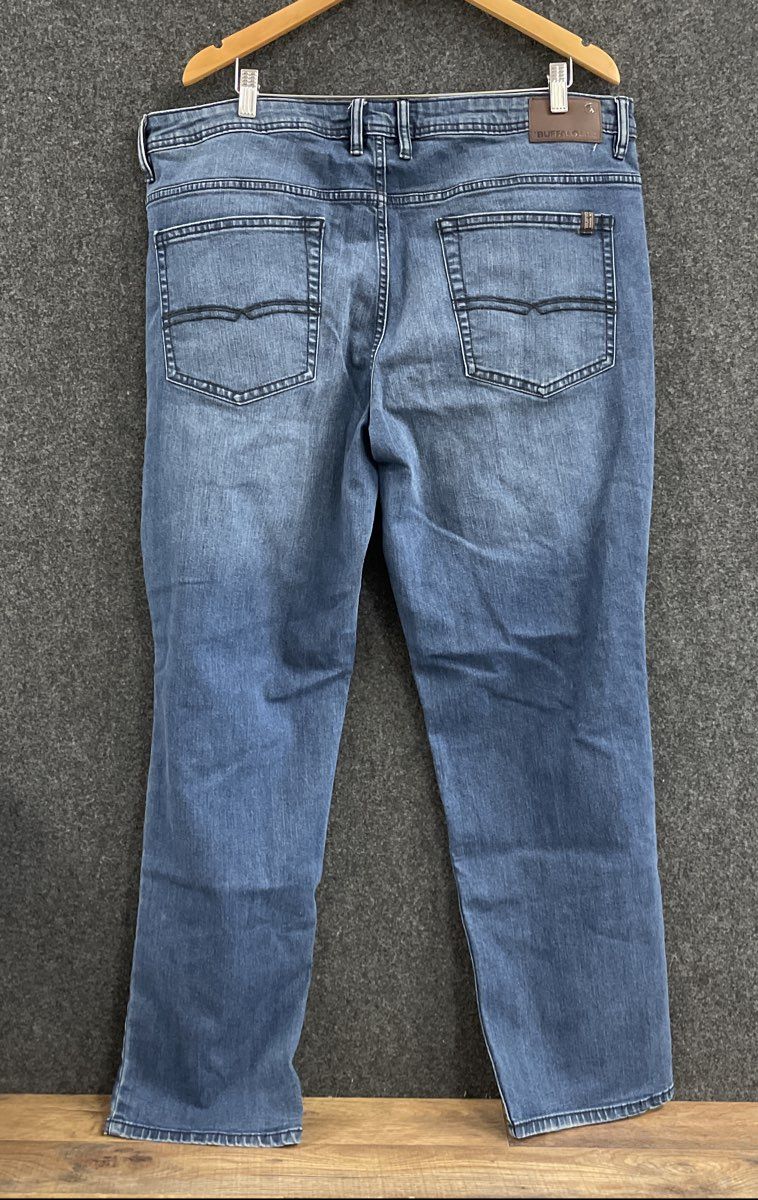 Buffalo David Bitton Men's Blue Straight Leg Repreve Denim Jeans Size 40x32