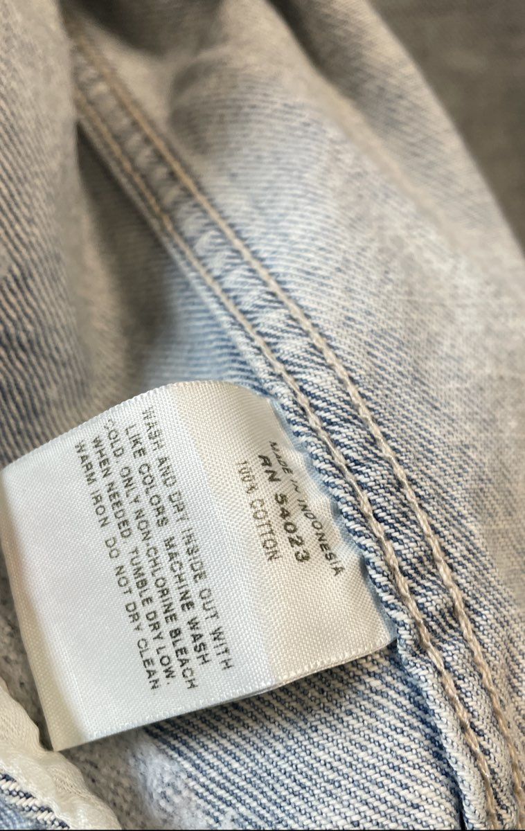 Gap Men's 1969 Denim Trucker Jacket Light Wash Cotton Blue Sz M