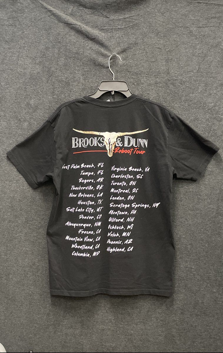 Brooks & Dunn Reboot 2024 Tour T-Shirt Sz L