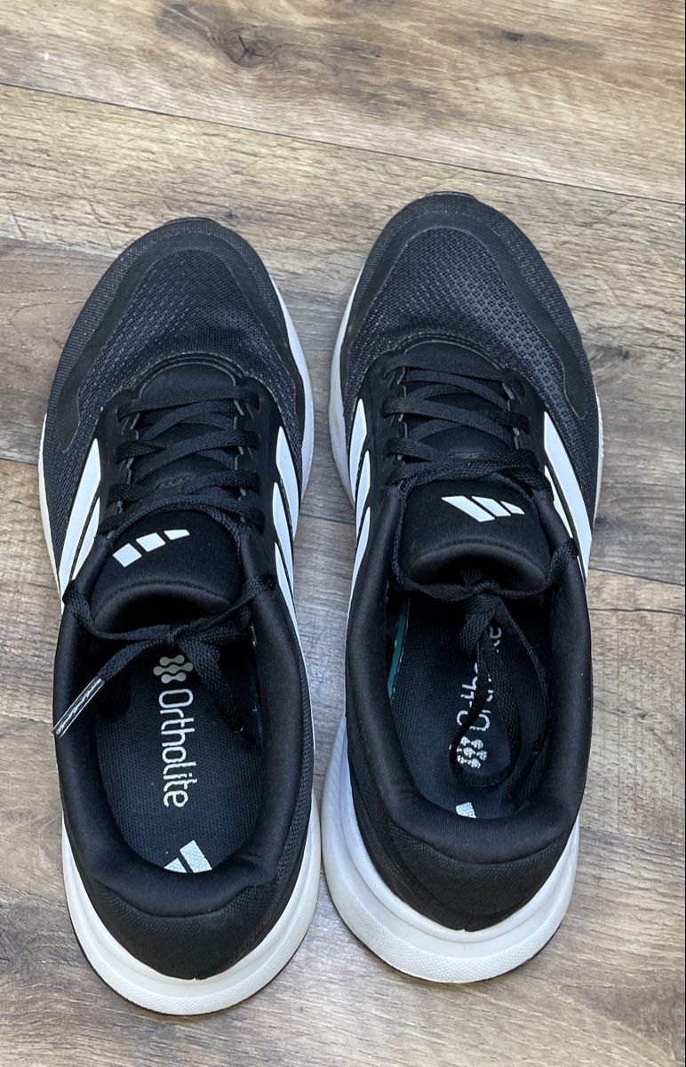 Adidas Duramo 10 Core Black Cloud White Running Shoes Size 10