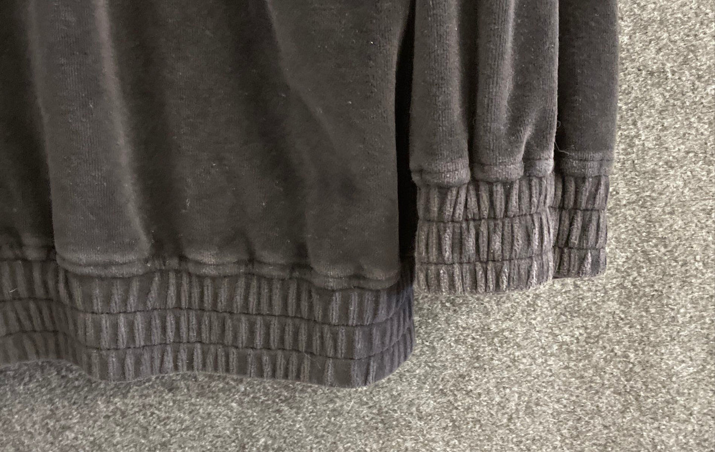 Vintage Y2K South Pole Men's Velour Full Zip Track Jacket Faded Black XL