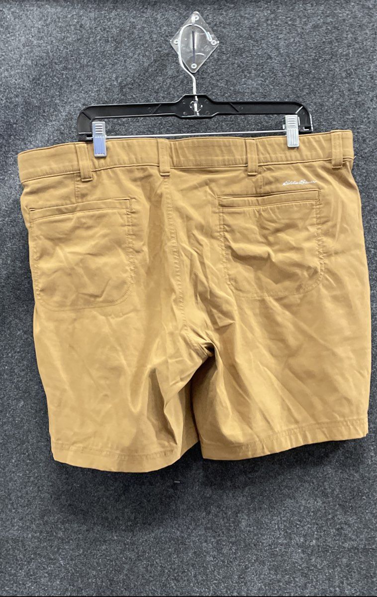 Eddie Bauer Men's Khaki Guide Shorts Nylon Spandex Hiking Tech Size 40
