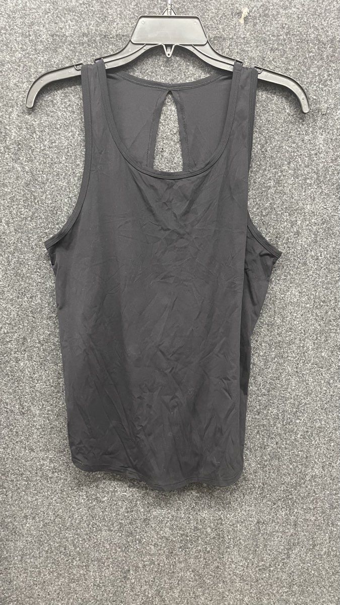 Lululemon Women's All Tied Up Tank Top Black Open Tie Back Yoga Sz 6