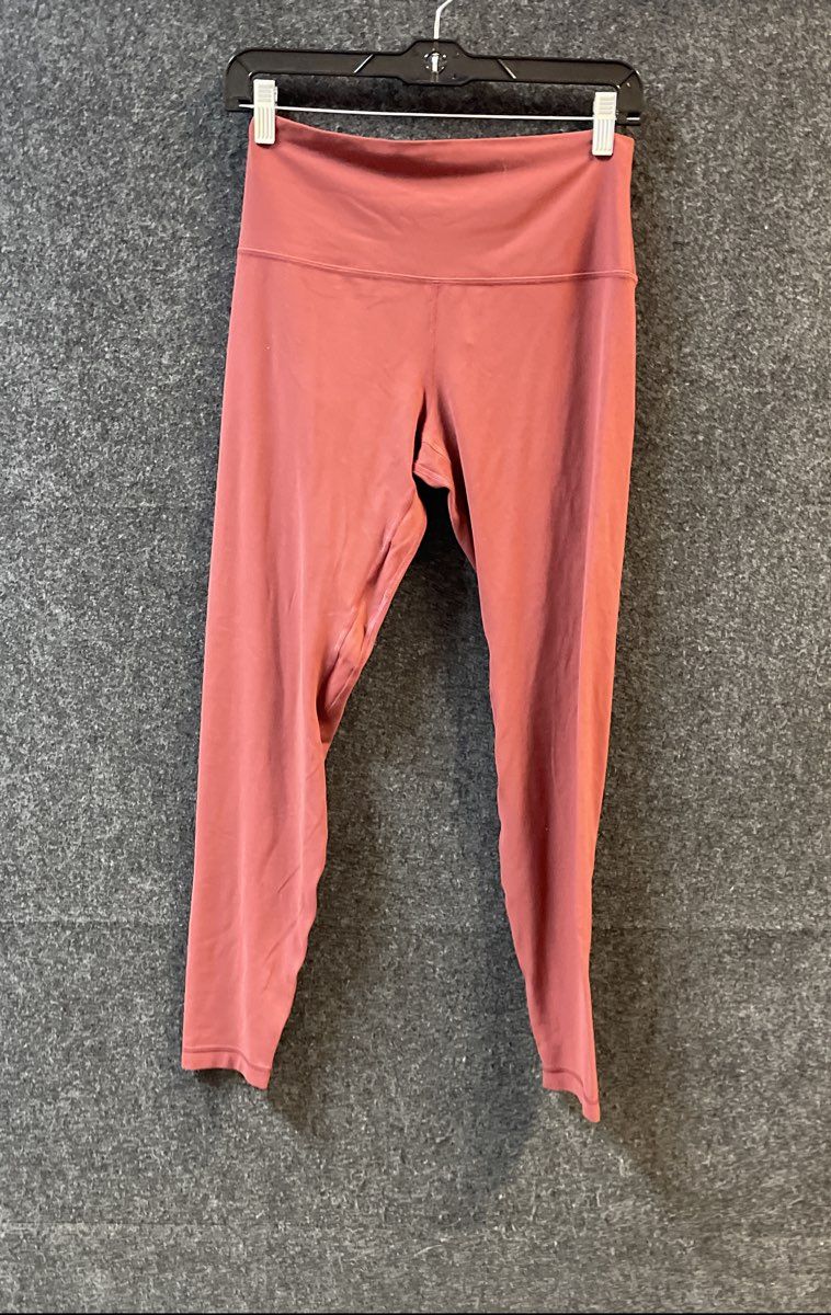Lululemon Women's High-Rise Yoga Training Leggings Terracotta Rust Sz 10