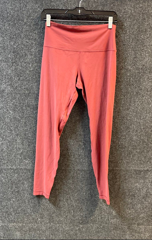 Lululemon Women's High-Rise Yoga Training Leggings Terracotta Rust Sz 10