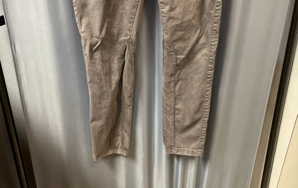 Pilcro and the Letterpress Women's Gray Utility Moto Zipper Pocket Pants Sz 6P