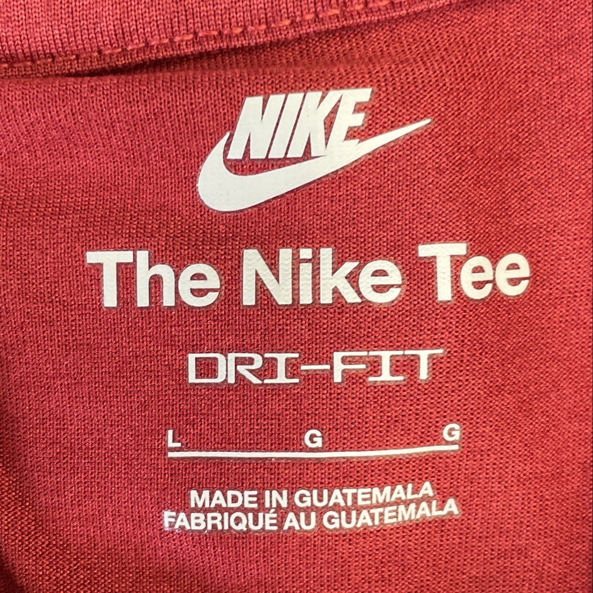 Lot of 2 Nike Dri-FIT Performance T-Shirts Black & Red Sz L