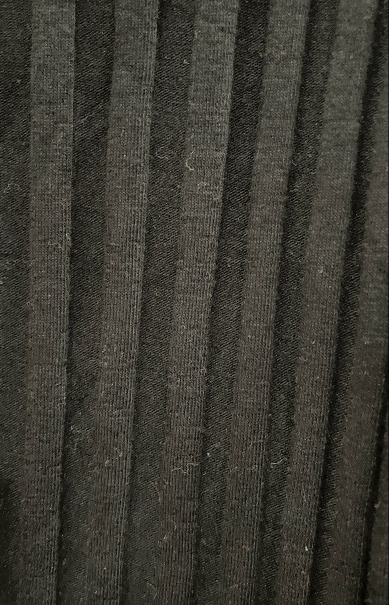 a new day Women's Black Ribbed Sleeveless Mock Neck Shirt Tank Top Sz S