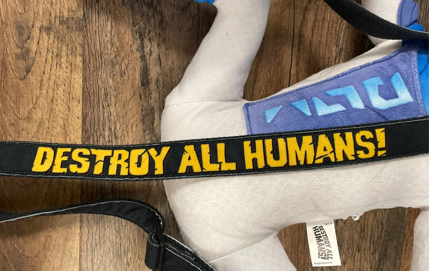 THQ Nordic Grey 2020s Destroy All Humans! Crypto Plush Character Backpack