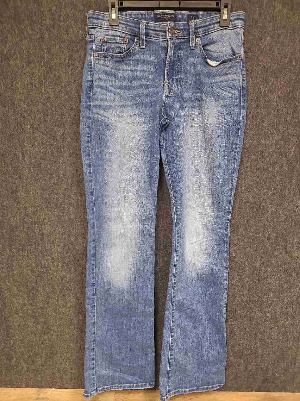 Lucky Brand Women's Blue Bootcut Jeans Faded Mid Rise Sz 8/29 Regular