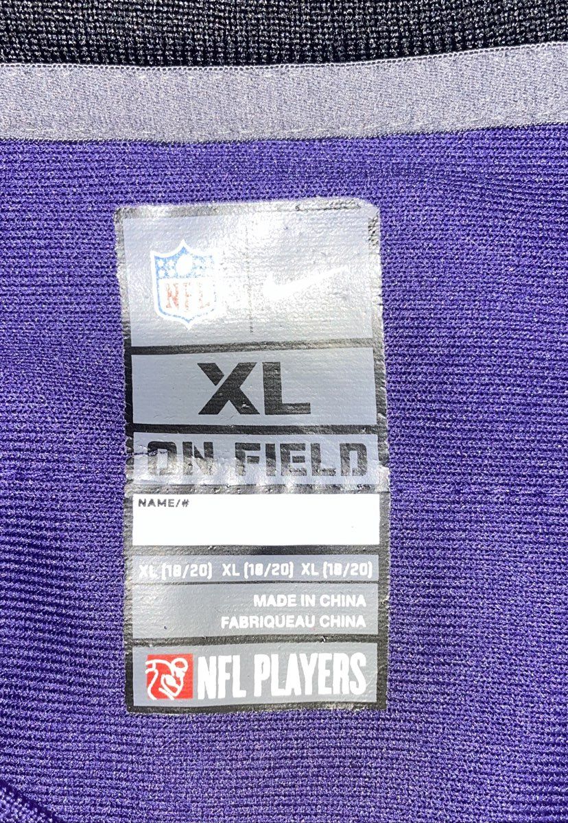 Nike Boys Baltimore Ravens Haloti Ngata #92 Purple NFL Football Jersey Youth XL