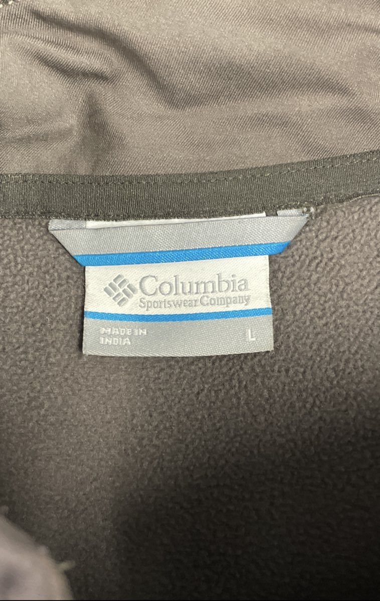 Columbia Women's Mauve Softshell Full Zip Fleece Lined Mock Neck Jacket Sz L