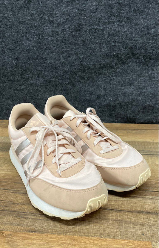 Adidas Run 60s 3.0 Bliss Pink Silver Running Sneakers Women's Size 8.5
