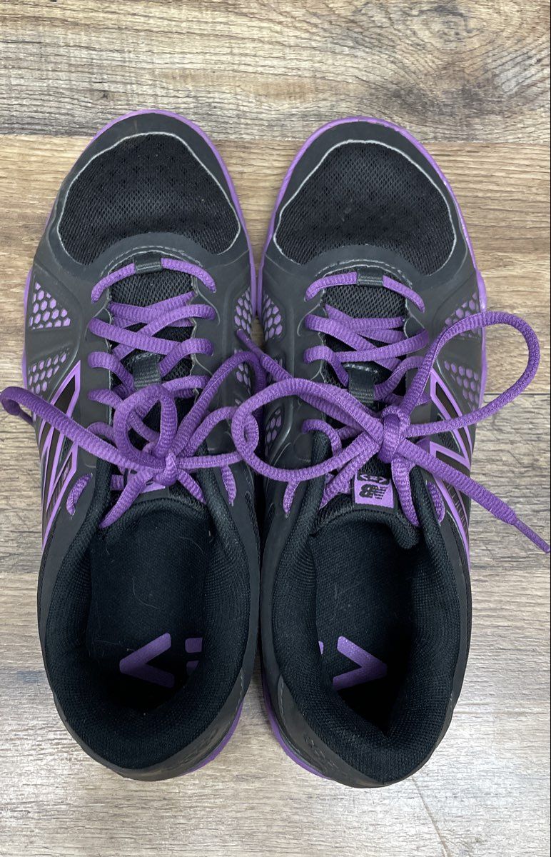 New Balance Minimus WX20GP2 Black Purple Women's Training Shoes Size 10