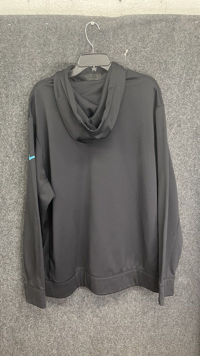 Nike Men's Carolina Panthers Black Pullover Therma-FIT NFL Hoodie Size XXL