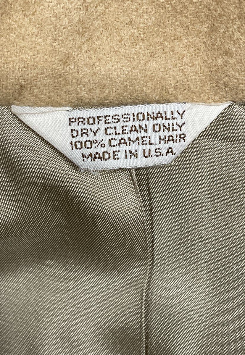 Hunt Valley Men's Vintage 70s Camel Hair Blazer Sport Coat Tan