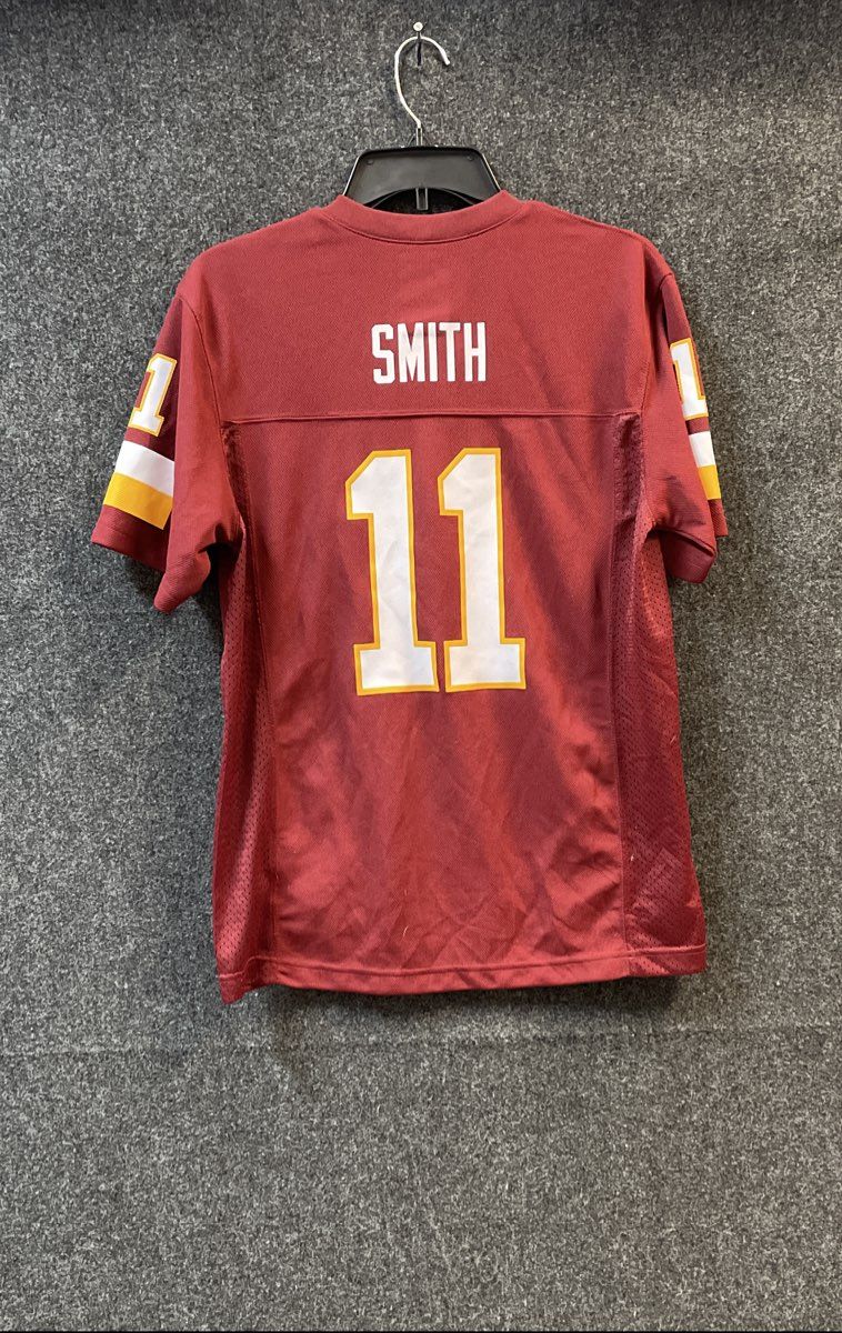 Washington Redskins Alex Smith #11 NFL Team Apparel Youth Large Jersey Burgundy