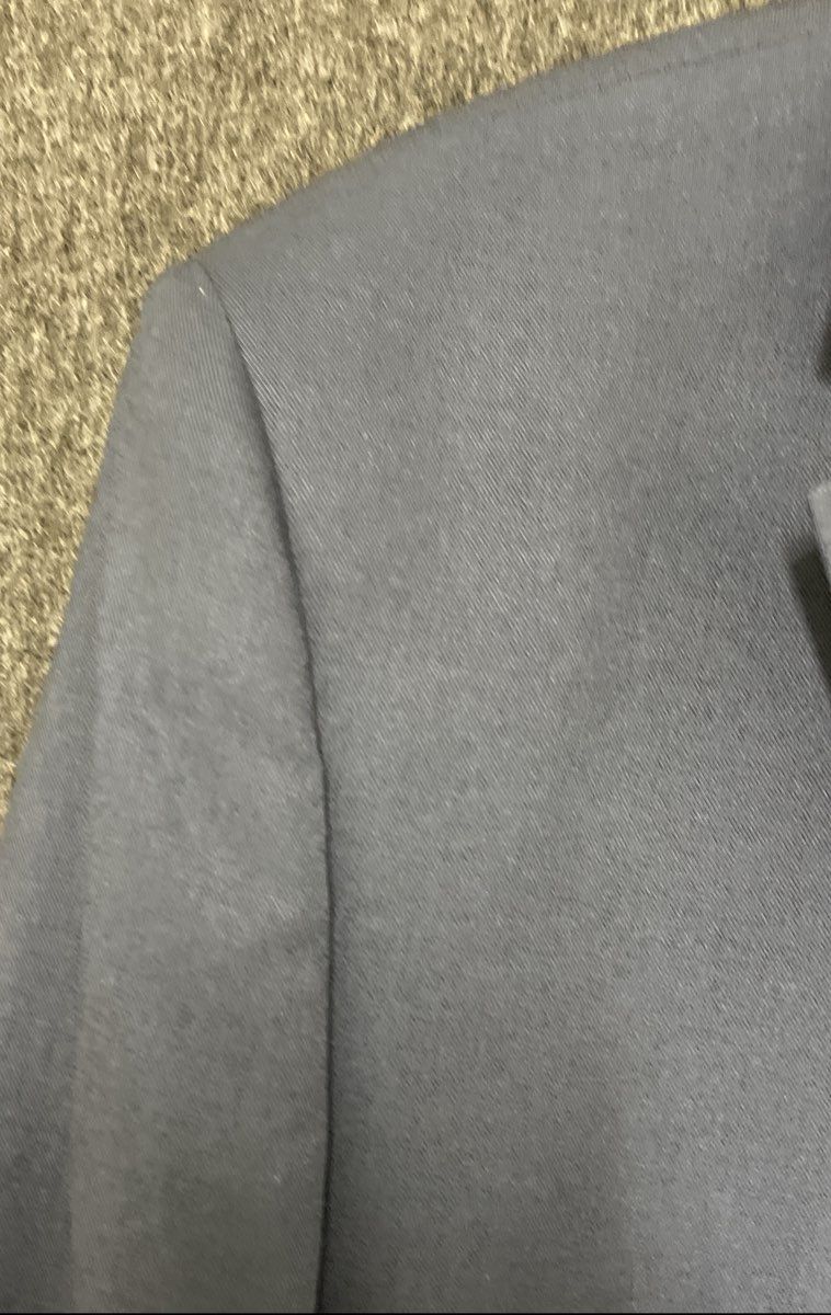 Haggar Men's Blue Travel Performance Tailored Fit 2-Button Suit Blazer Sz 44S