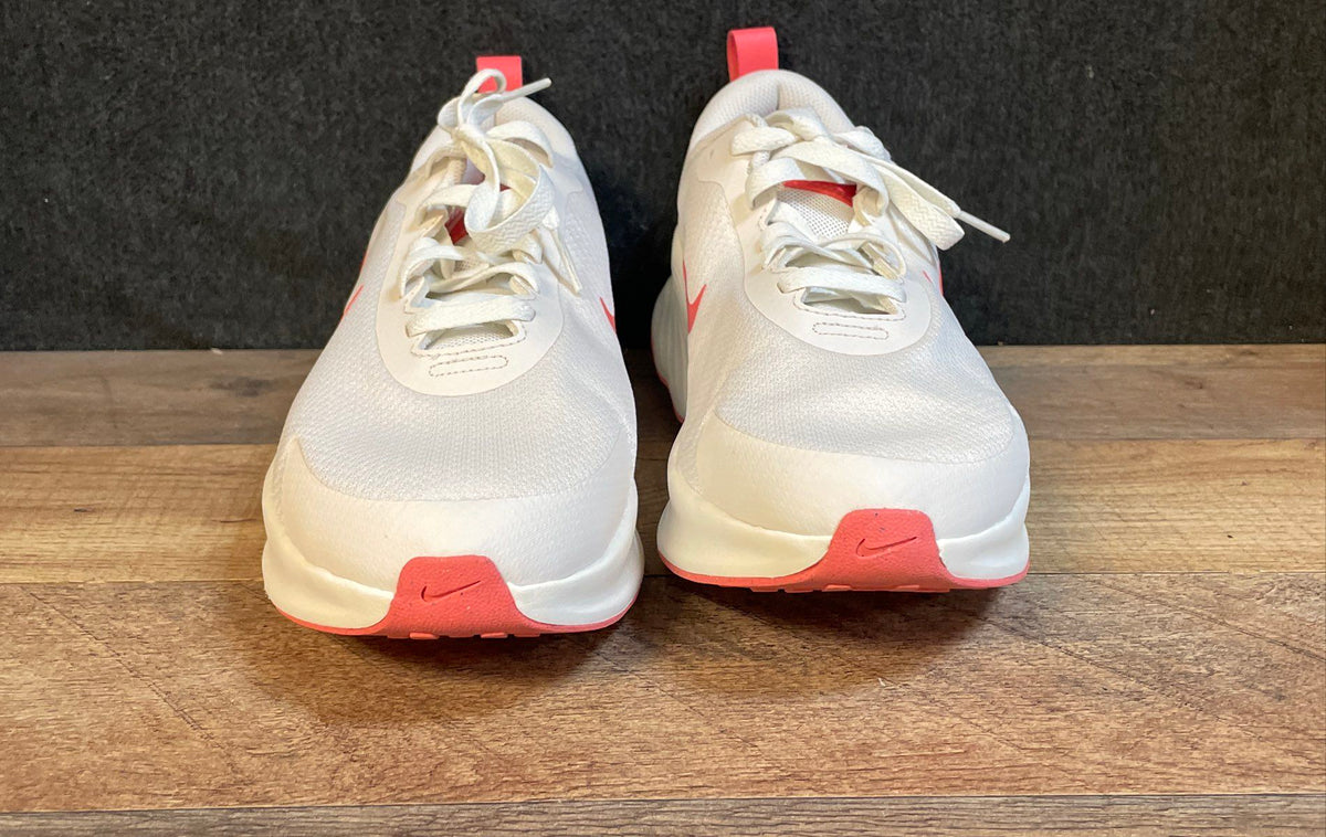 Nike Motiva White Bright Crimson Pink Walking Running Shoes Women's Size 9.5