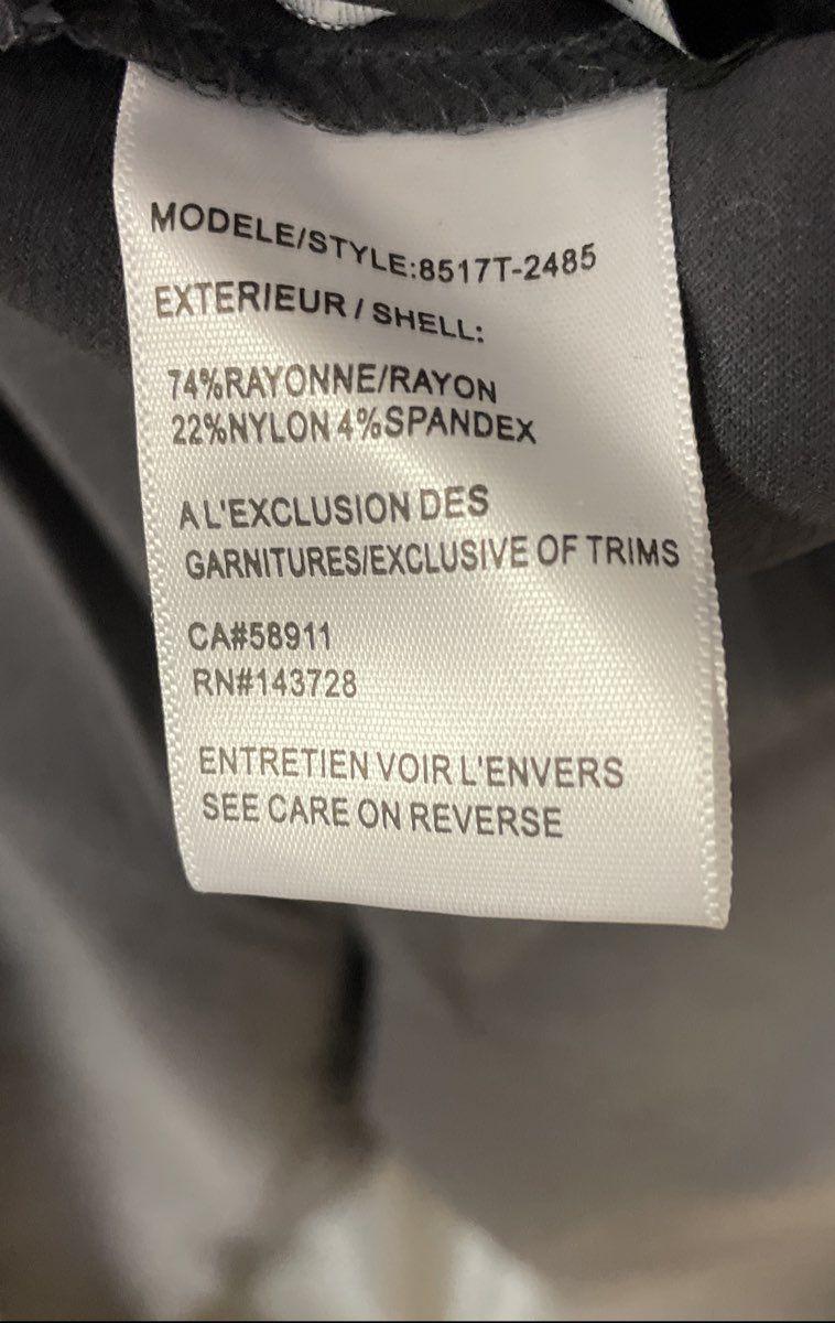 Tribal Women's Fia Straight Trouser Grey Stitch Fix Exclusive NWT 14