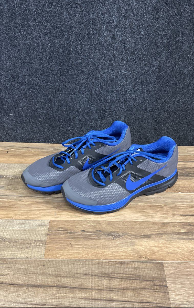Nike Air Pegasus 30 NikeID Grey Blue Running Shoes Men's Size 11