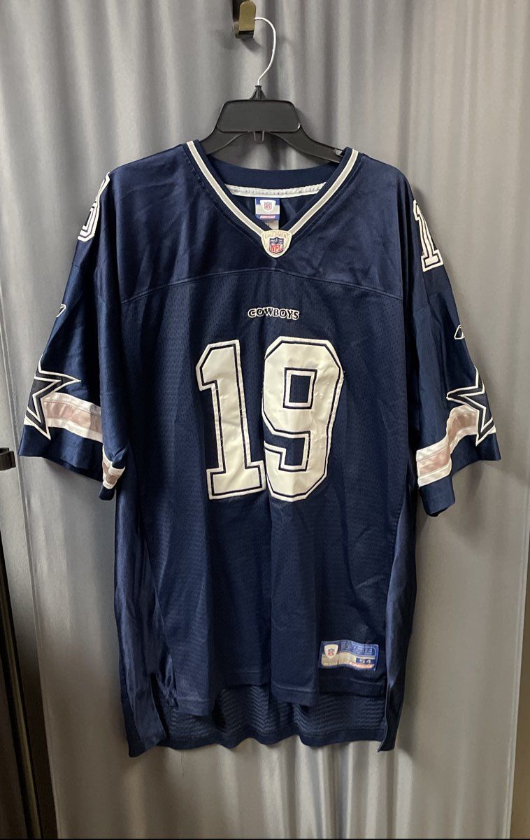 Vintage 2000s Reebok Dallas Cowboys Keyshawn Johnson #19 On Field Jersey Sz 54