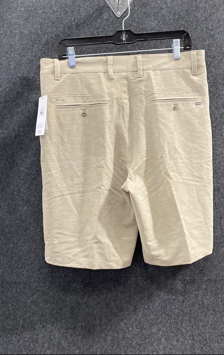 Hurley Men's Khaki Dri Cutback 21" Stretch Hybrid Walk Shorts Sz 32 NWT