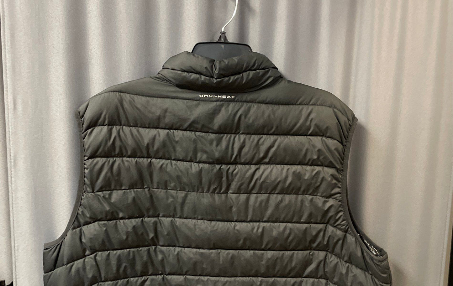 Columbia Women's Puffer Vest Black Powder Lite Omni-Heat Insulated XL