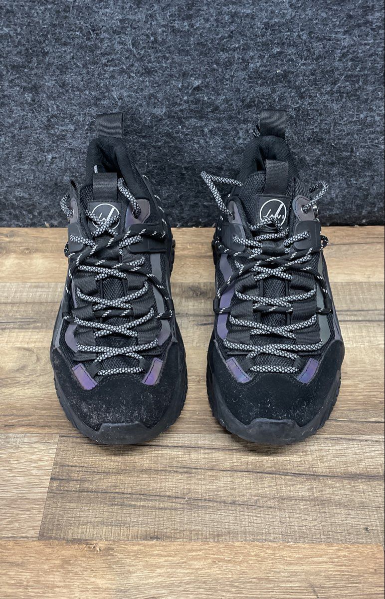 Javi Dominance 11 Black Iridescent Chunky Lifestyle Sneakers Size 11