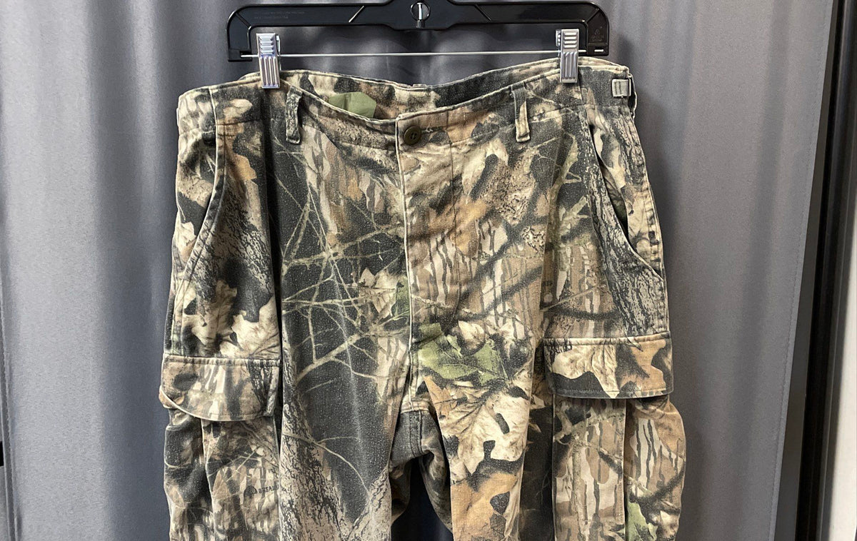 Vintage 90s Mossy Oak Break-Up Camo BDU Cargo Pants NATO Spec Sz M Regular