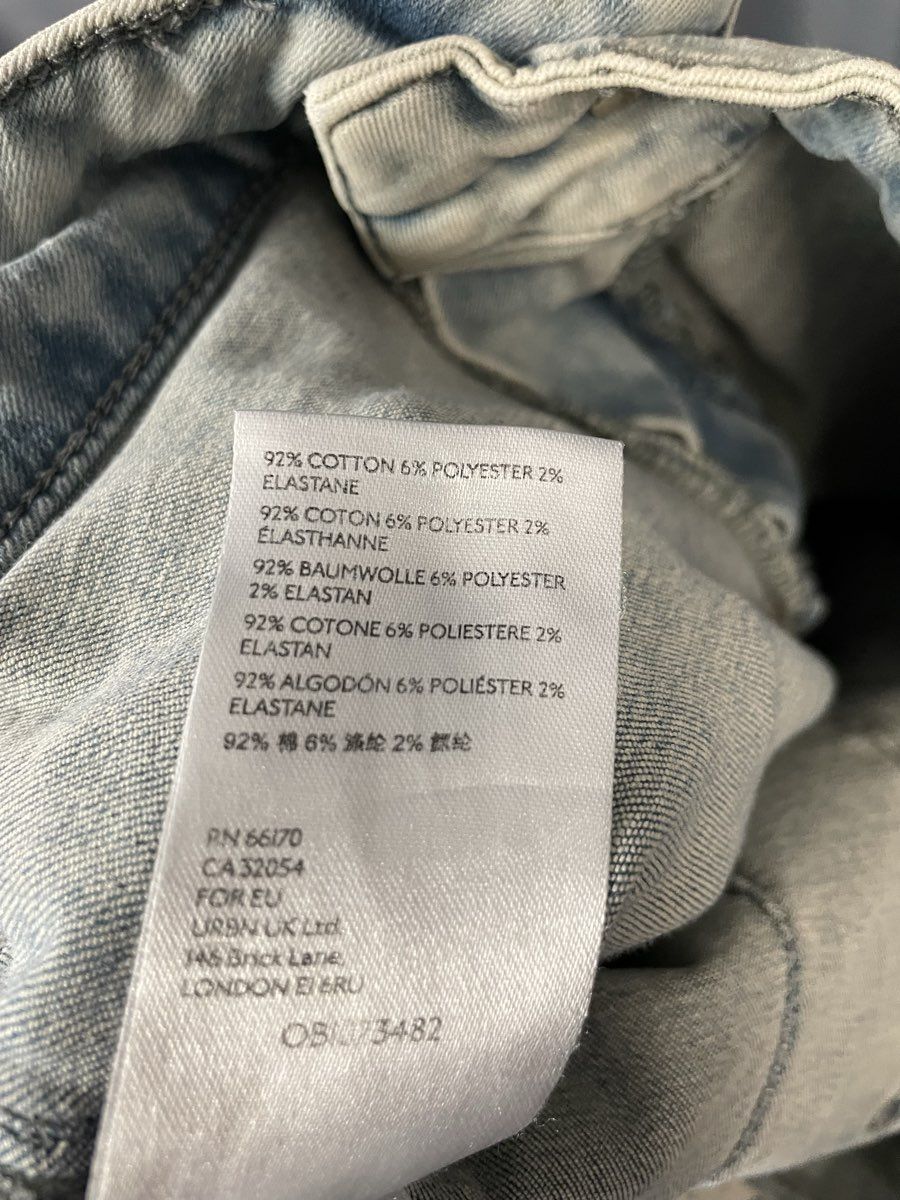 Free People We The Free Women's Light Wash Flare Leg Jeans High Rise Raw Hem 28