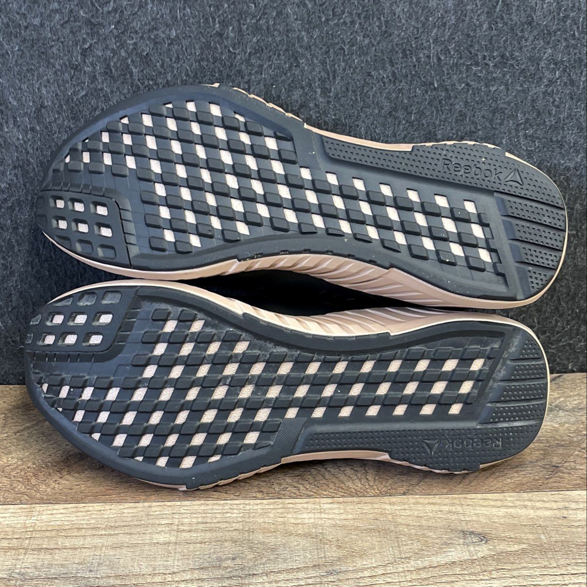 Reebok Flashfilm Train Black Rose Gold Women's Training Shoes Size 9.5