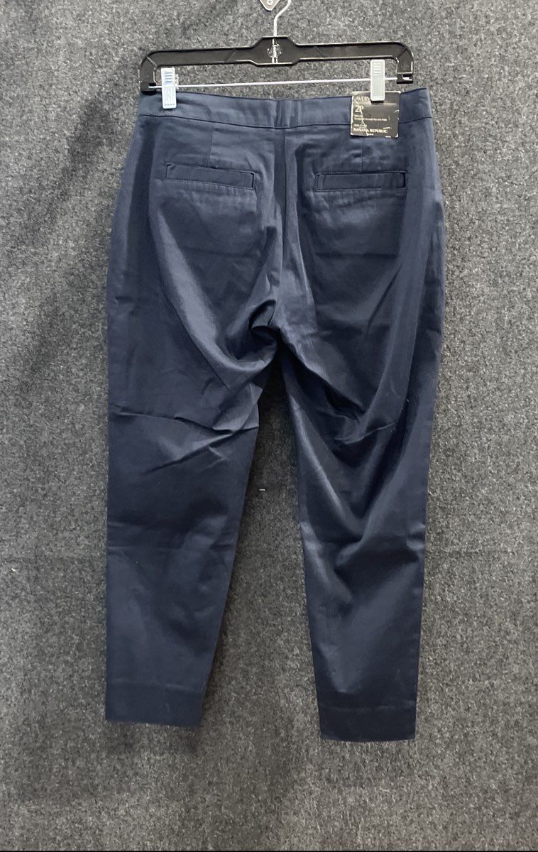 Banana Republic Women's Blue Avery Sailor Button High Rise Pants Sz 2P NWT