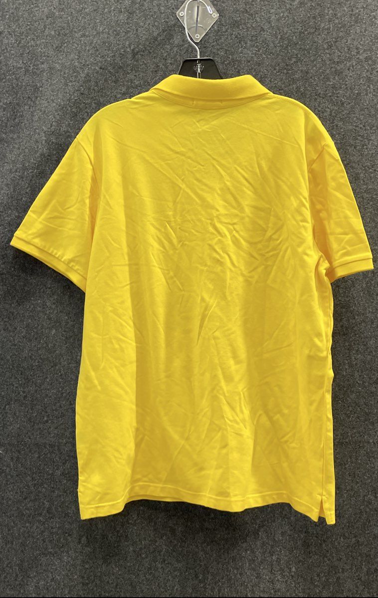 Polo Ralph Lauren Men's Yellow Polo Bear Short Sleeve Pique Cotton Shirt Sz XL