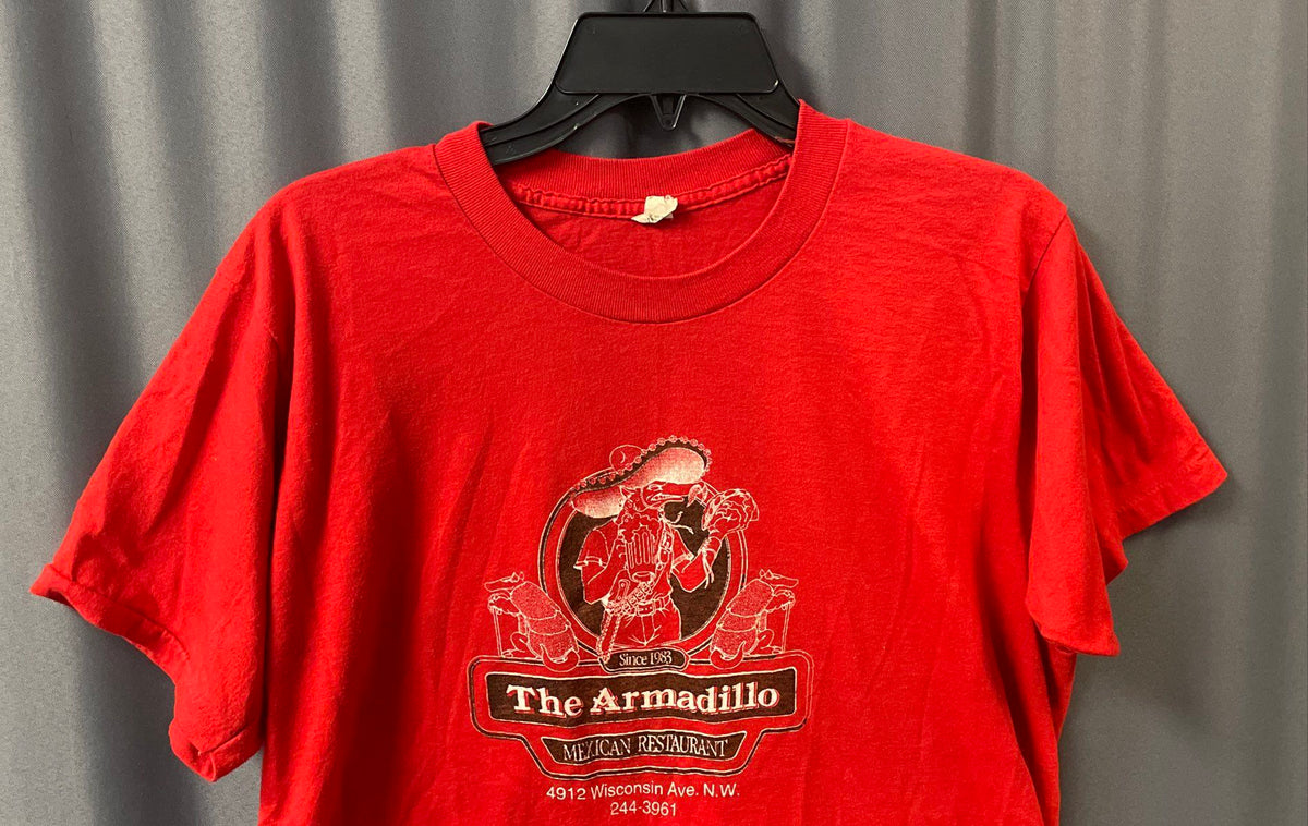 Vintage 80s The Armadillo Mexican Restaurant Single Stitch Screen Stars Sz XL