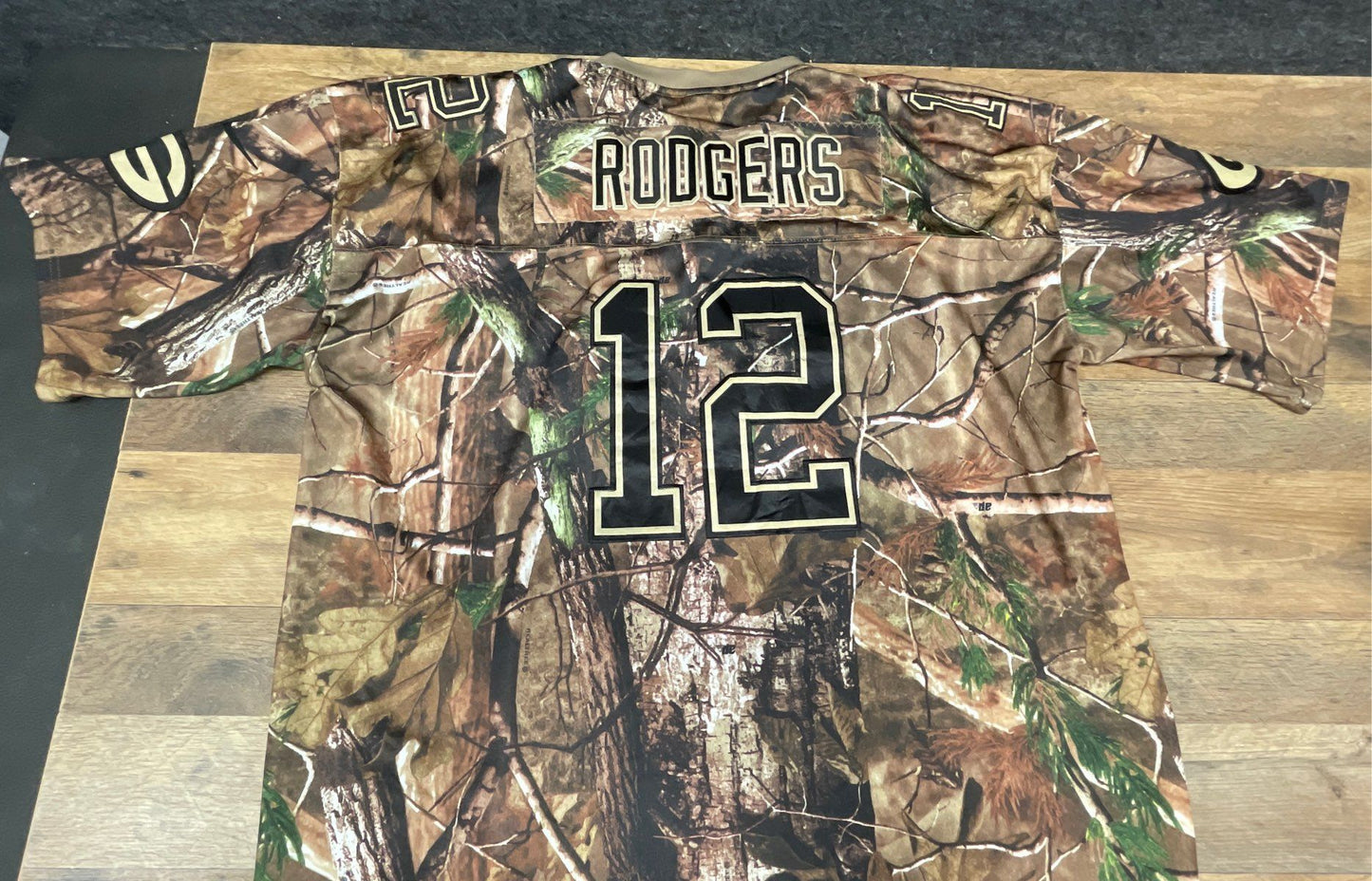 Nike Aaron Rodgers Green Bay Packers Realtree Camo Football Jersey Stitched 48