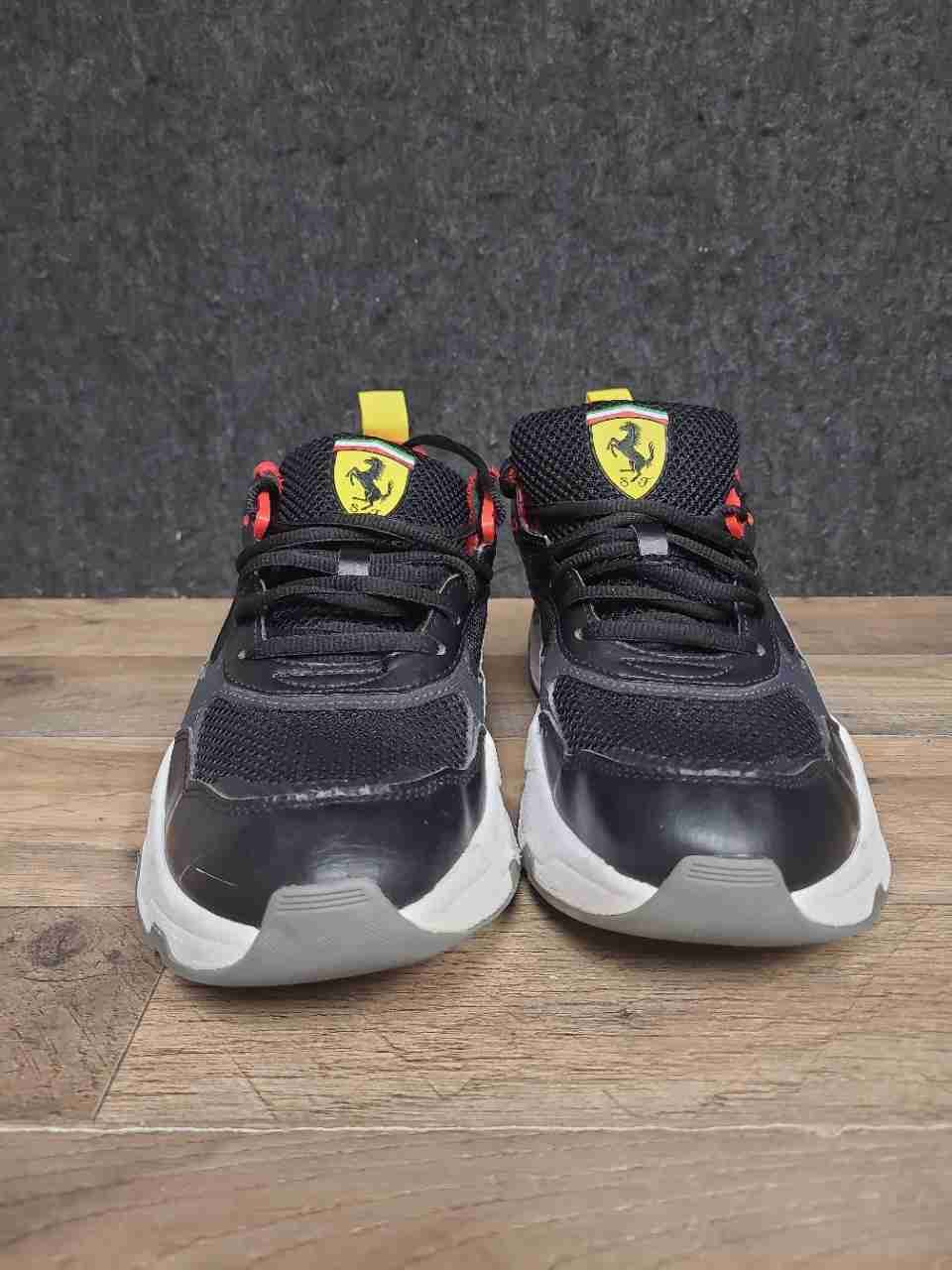 Puma X-Ray Speed Black Red Grey Lifestyle Sneakers Men's Size 9.5