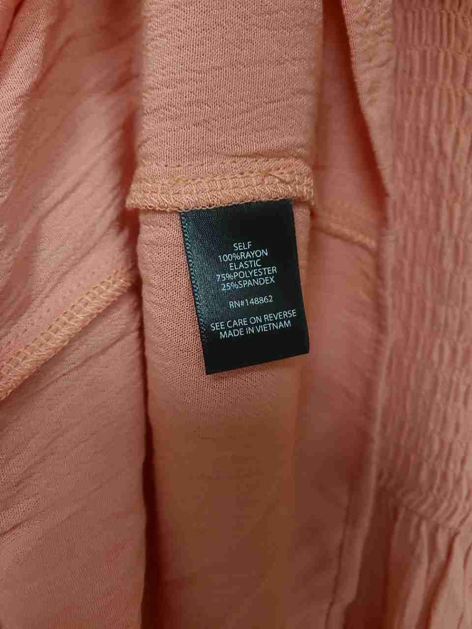 Torrid Women's Pink Long Sleeve Crinkle Babydoll Blouse Size 2X NWT