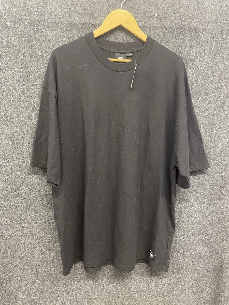 Vans Men's Original Standards Loose T-Shirt Black Cotton Sz XL NWT