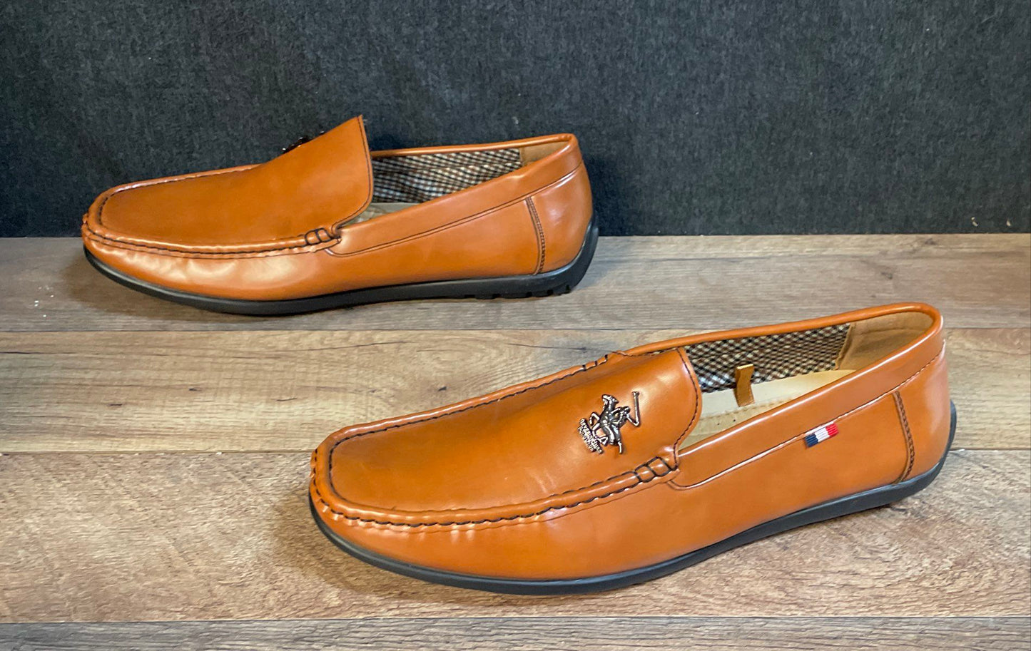 Beverly Hills Polo Club Columbus Brown Men's Casual Driving Loafers Size 10