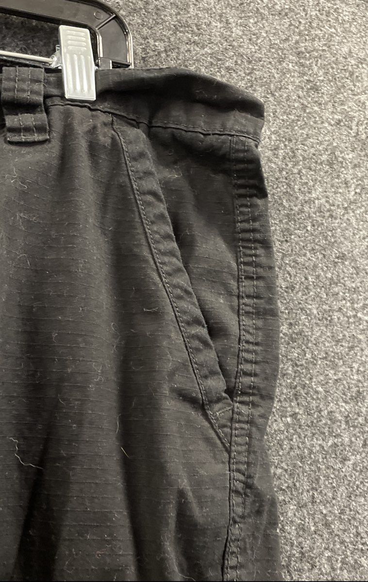 Southpole Men's Black 100% Cotton Multi-Pocket Cargo Shorts Size 38