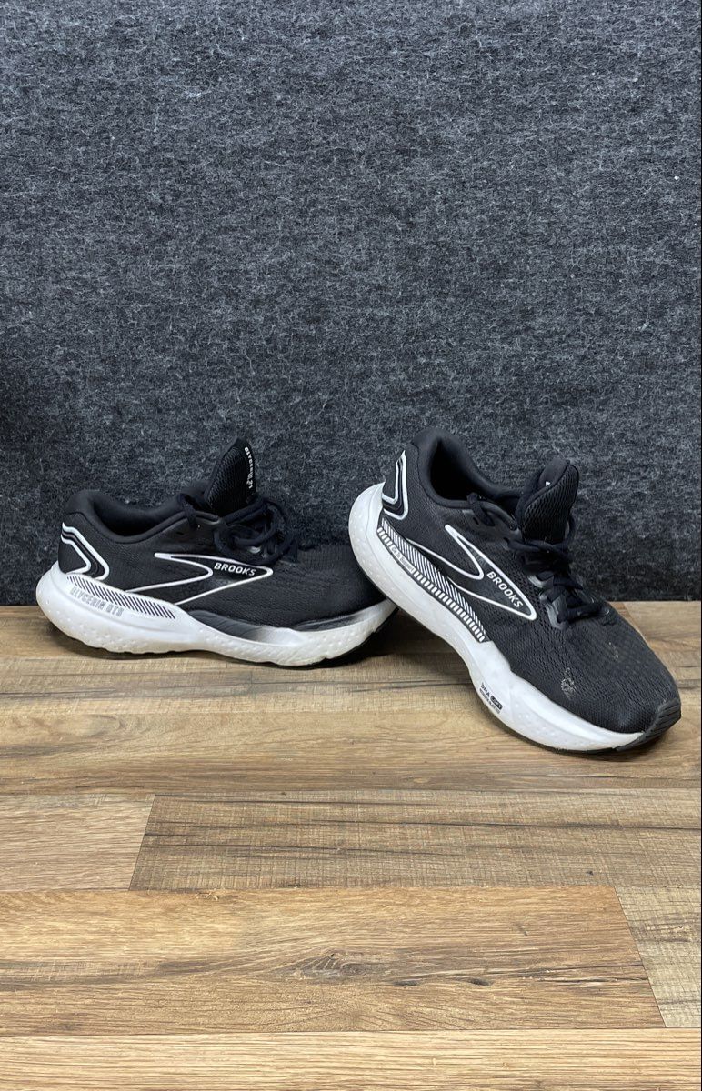 Brooks Glycerin 21 GTS Black White Women's Running Shoes Size 9.5 Wide D