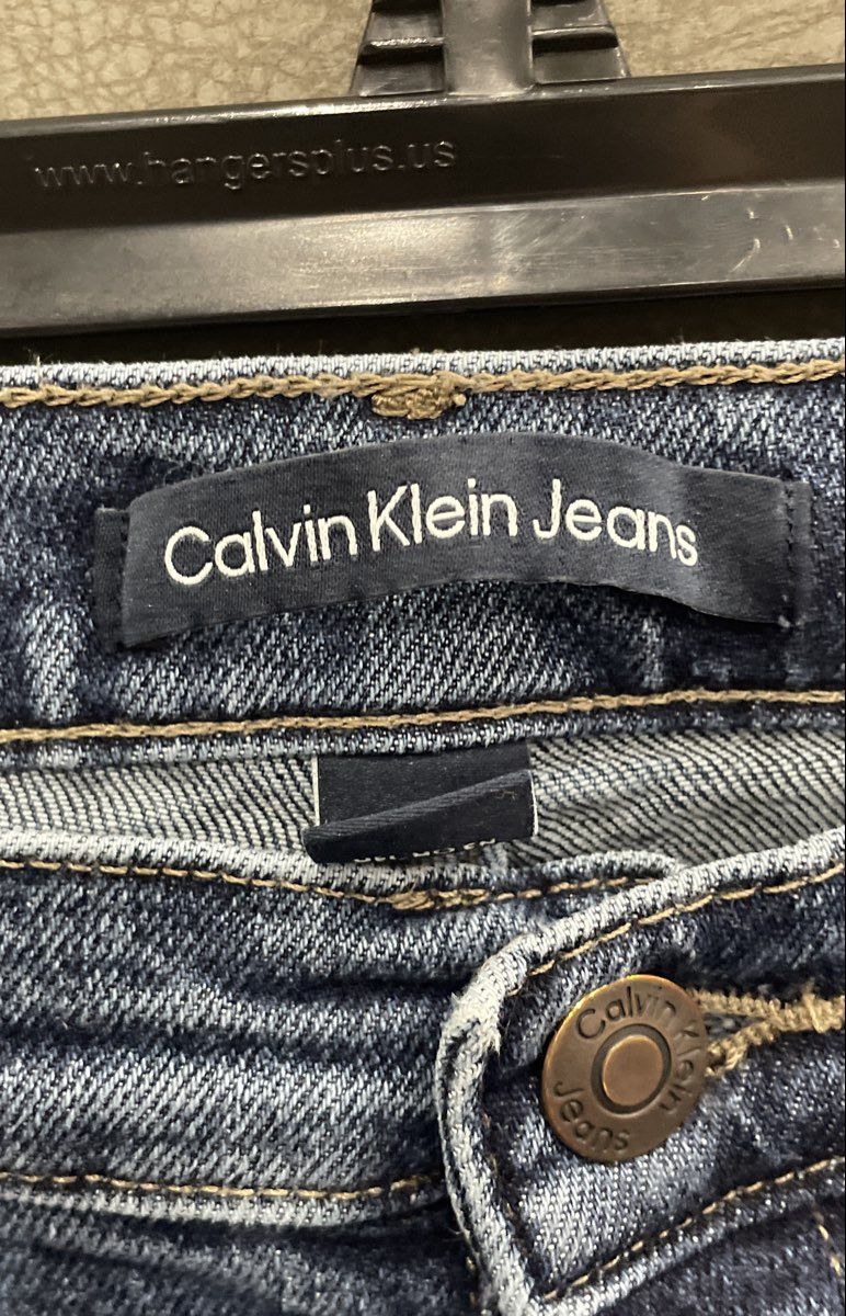 Calvin Klein Jeans Women's Blue Stretch Denim Medium Wash 5-Pocket Jeans Sz 10