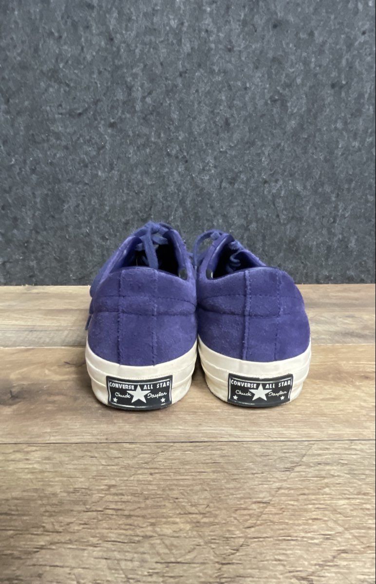 Converse One Star 74 Suede Deep Periwinkle Low Top Sneakers Mens 8 Womens 10