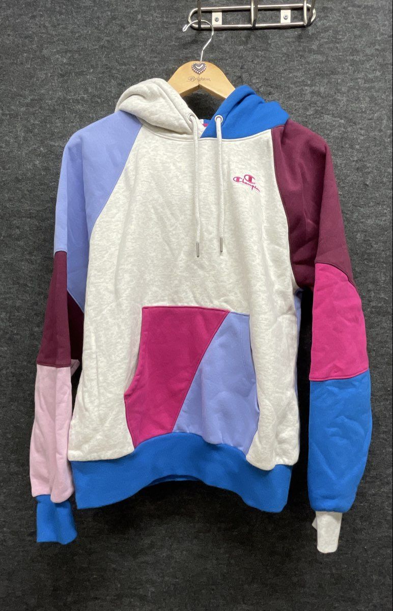 Champion Women's Multicolor Geometric Colorblock Hoodie & Pants Set Sz XS