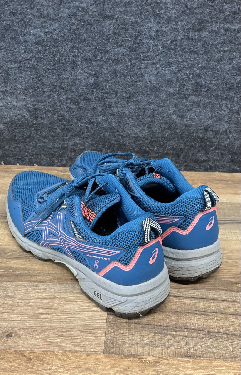 Asics Gel-Venture 8 Blue Pink Women's Trail Running Sneakers Size 11