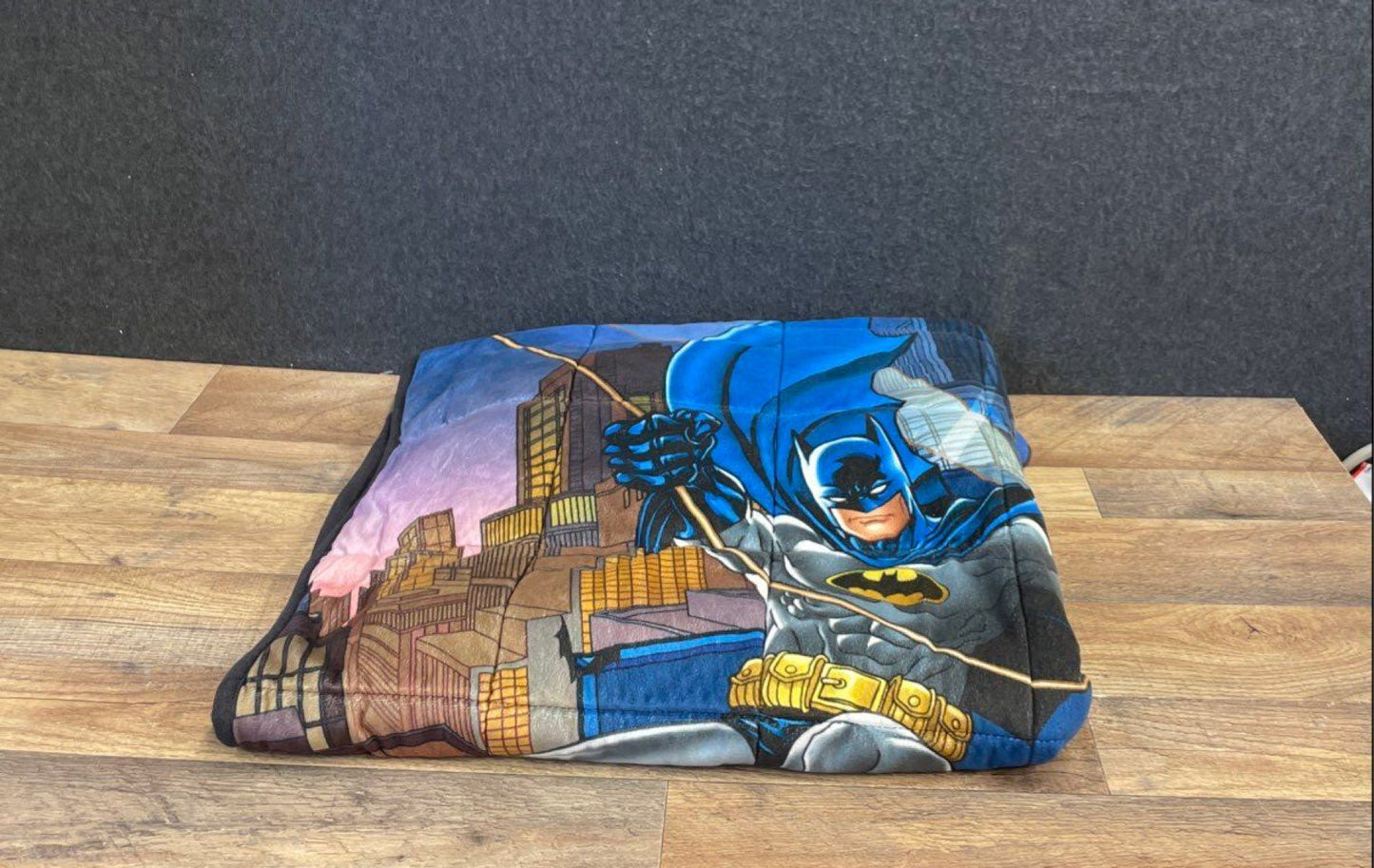 DC Comics Batman Weighted Blanket Youth Size 5 lbs Superhero Franco Mfg