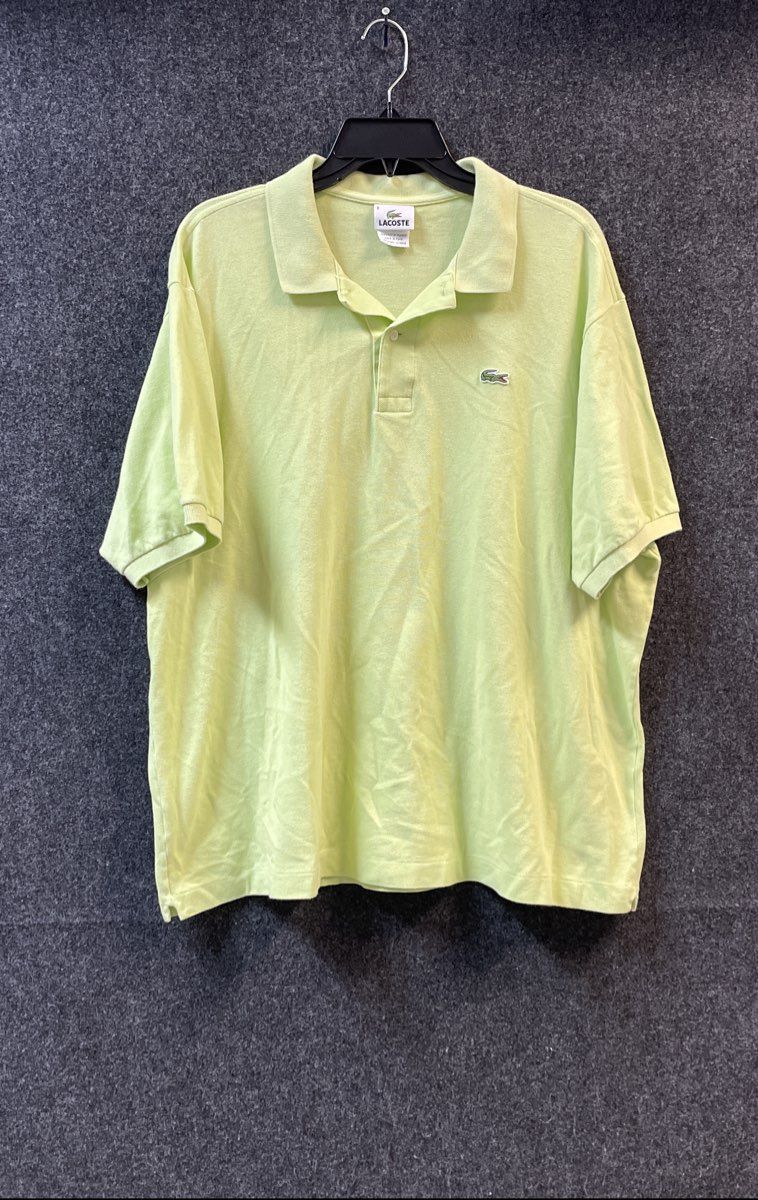 Lacoste Men's Short Sleeve Pique Cotton Polo Shirt Pale Green Sz 8 3XL